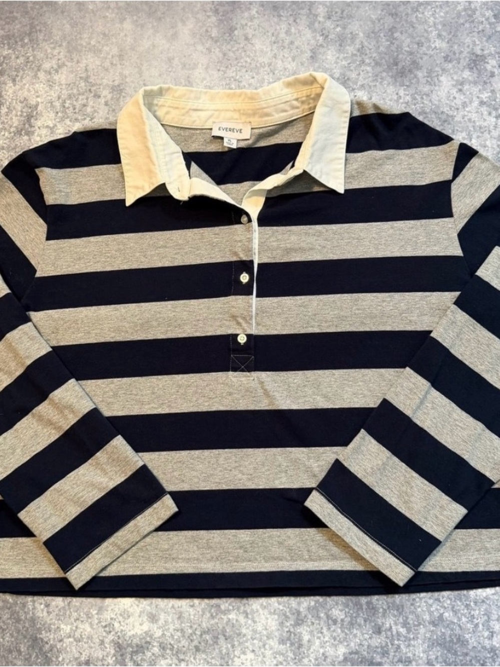 Evereve Cropped Rugby, Size XL